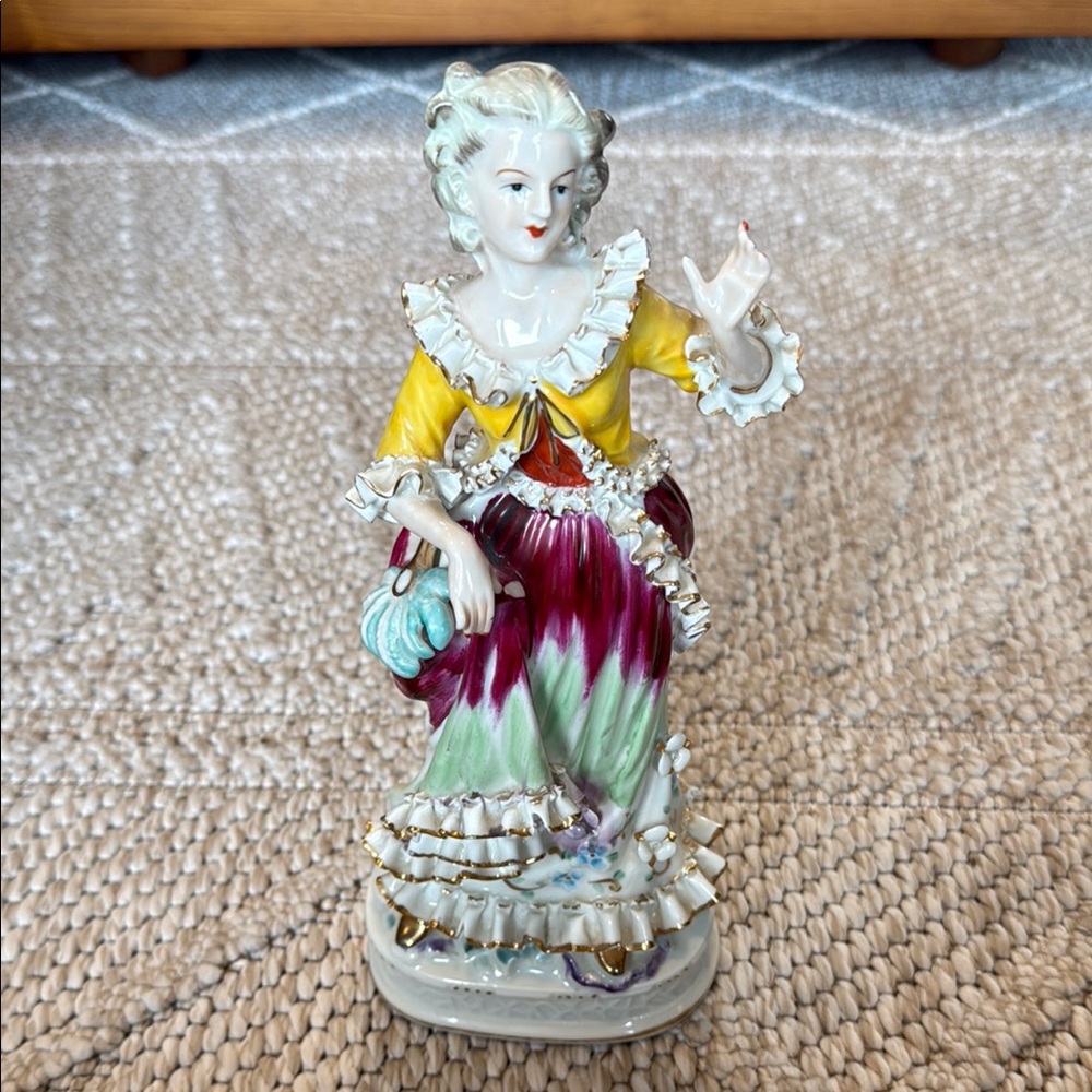 Colorful Welch Porcelain Figurine